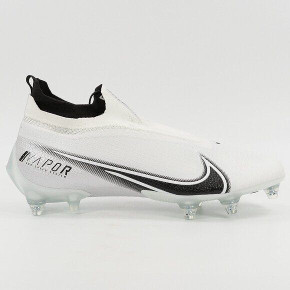 Nike Vapor Edge 360 Flyknit 'White Black' CZ7837-100 Football Cleats size 12.5